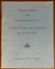 History Of Huntington Lodge No. 53 Ancient, Free And Accepted Masons